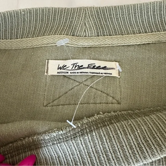 SOLD NEW FP we the free free people green pullover - Picture 3 of 4